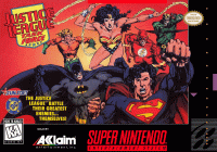 Justice League Task Force Super Nintendo  box art